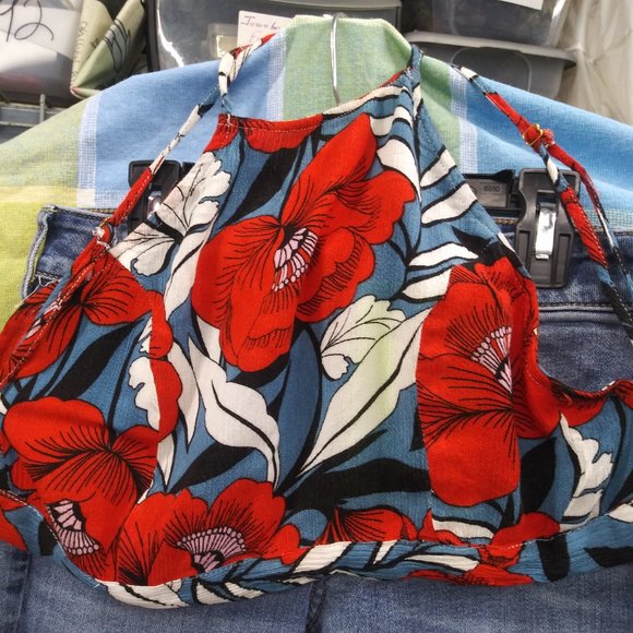 2275 Jeaniemade Size 2 American Eagle Stretch Bell-Bottoms & Halter Top - Picture 3 of 7